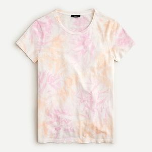NWT JCREW Vintage cotton T-shirt in tie-dye